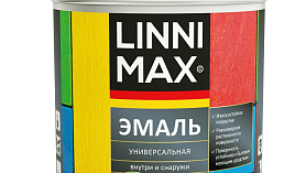Эмаль алкидная универсальная Linnimax для внутренних и наружных работ глянцевая, база 3